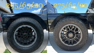 27565R20 Nitto Ridge Grappler vs 29565R20 Predator New Mutant tires Comparison and Road Noise [upl. by Francklin]