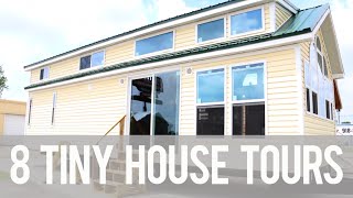 8 Tiny House Tours [upl. by Lisetta]