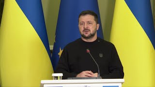 La guerre au ProcheOrient quotdétourne lattentionquot de lUkraine dit Zelensky  AFP [upl. by Strong]