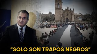 Ministro del Interior arremete contra Puno y dice que banderas en señal de luto son “trapos negros” [upl. by Amadus]