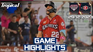 Gigantes del Cibao vs Leones del Escogido Resumen  Round Robin 29122023 [upl. by Porte]