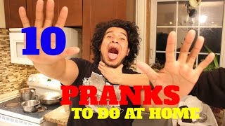 10 EASY PRANKS YOU CAN DO AT HOME  ✔ [upl. by Oiramad]