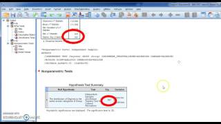 SPSS v23 Lesson 83 اختبار الاتجاه جانكير تربسترا Nonparametric JonckheereTerpstra test [upl. by Macdonell]