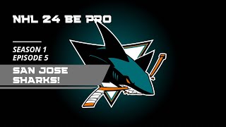 NHL 24 Be a Pro  Ep 5  San Jose Sharks [upl. by Rizan]