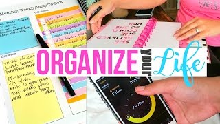 HOW TO ORGANIZE YOUR LIFE  7 TIPS FOR AN ORGANIZED LIFE  Page Danielle [upl. by Asenad]