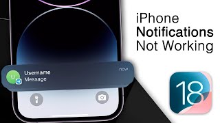 How To Fix iPhone Notifications Not Working After iOS 18 Update [upl. by Peers802]