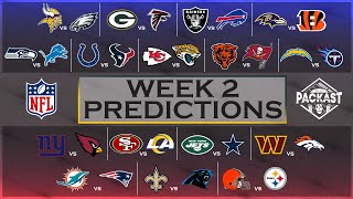 NFL Week 2 Predictions [upl. by Yekcin389]