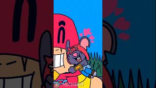 moe loves grom brawlstars brawlstarsanimation moe moebrawlstars [upl. by Blondelle]