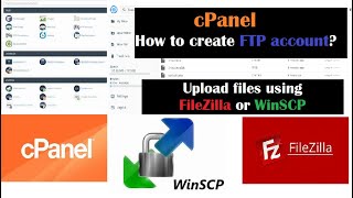 Complete Guide Create FTP Account in cPanel and Transfer Files with WinSCP and Filezilla [upl. by Huttan]