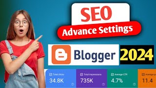 Seo Settings For Blogger 2024  Rank blogger on Google  Hidden Tricks  Digital Monis [upl. by Suhsoj887]