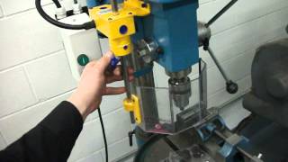 Using an Interlocked Drill Press Safety Safety Guard amp Shield by Ferndale Safety [upl. by Phoebe]