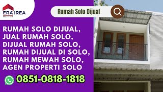 RUMAH DIJUAL DI SOLO [upl. by Ronal]