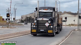 Road Trains and Trucks in Outback Australia [upl. by Kent]