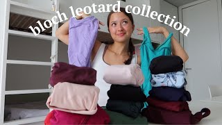 my BLOCH LEOTARD COLLECTION  haul and try on [upl. by Reifel]