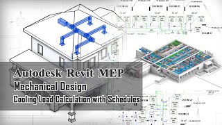 REVIT MEP TUTORIAL  HVAC  COOLING SYSTEM DESIGN  WITH SCHEDULING [upl. by Rosenberger]