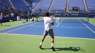 Richard Gasquet  Feliciano Lopez US Open 2014 2  2 [upl. by Finah90]