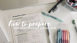 How To Prepare For The New Academic Year  revisign [upl. by Abdu]