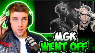 HIS BEST RAP  Rapper Reacts to MGK  Pistolero REACTION [upl. by Ikkim]