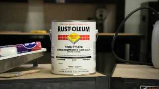 About RustOleum Concrete Saver 5500 Dustproofer Floor Sealer [upl. by Papke]