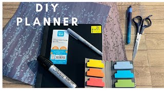 DIY Planner out of a notebook  Affordable planner [upl. by Galitea647]