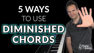 5 Pro Piano Techniques for Diminished Chords [upl. by Sheedy69]