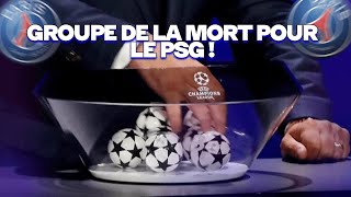 REACTIONS TIRAGE LIGUE DES CHAMPIONS  🔥 GROUPE DE LA MORT POUR LE PSG  LENS FACE A ARSENAL  💣 [upl. by Nonnaehr637]