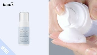 How to Use Foaming CleanserDry Skin  KLAIRS Rich Moist Foaming Cleanser [upl. by Clemmie]