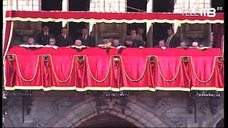 Mons 2015 hitoires  Préparation de la 6ème visite royale à la Collégiale Sainte Waudru [upl. by Yhtuv381]