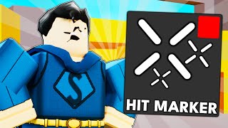 I used the HIT MARKER Killsound in Arsenal Roblox Arsenal [upl. by Shaylah]