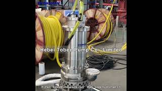 Hydroman® Submersible slurry sand pump with agitators [upl. by Aihsela827]