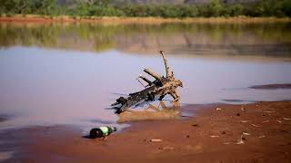 Claypan lifeforms in central Australia [upl. by Ytsirhc]