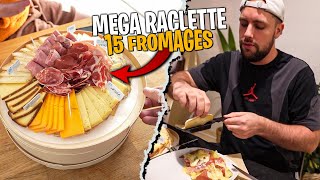 Mega raclette à la maison  on goûte 15 variétés de fromages à raclette différentes [upl. by Aienahs557]