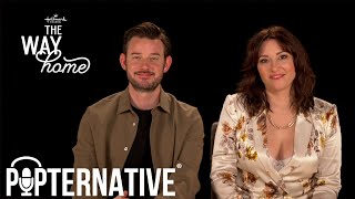 Chyler Leigh and Evan Williams talk Season 2 of The Way Home on Hallmark Channel [upl. by Nylrehc]