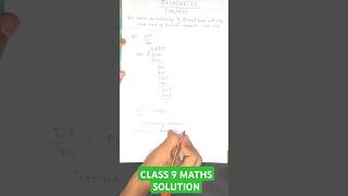 CLASS 9 MATHS EXERCISE 11 1st QUES SOLVED maths ncert mathssolutions [upl. by Tedd]