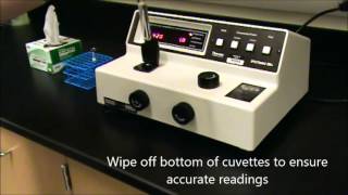 How To Use A Spectrophotometer [upl. by Anilak]