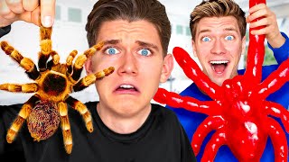 Eating GUMMY FOOD vs REAL FOOD Challenge SHOCKING Worlds Most Dangerous Spiciest vs Sour Foods [upl. by Molahs428]