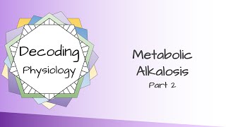 Decoding Physiology Metabolic Alkalosis Part 2  Vomiting amp NG Suction [upl. by Elleirbag]