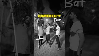 Mystery Cricket Bat Challenge part1🏏 music youtubeshorts cricket funny [upl. by Naitirb635]