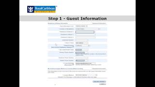 Royal Caribbean Online CheckIn Process [upl. by Aritak]