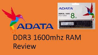 ADATA 8GB DDR3 RAM Review  life n me  ifti adata pc ddr3 ram [upl. by Carli446]