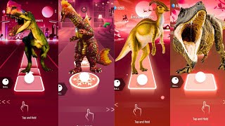 Monolophosaurus vs Titanosaur vs Parasaurolophus vs Tyrannosaurus  Coffin Dance [upl. by Fishback]