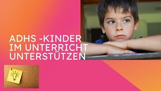 ADHS KinderSchulschwierigkeiten deutlich minimieren I Stephan Kolbe [upl. by Neelyad11]