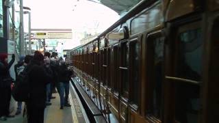 London Undergound 150th  Steam Train at Farringdon [upl. by Lemert]