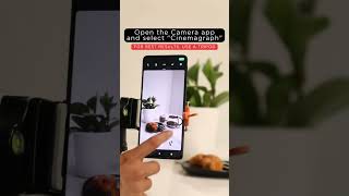 How to make a cinemagraph with the new Motorola Edge 📸 [upl. by Gadmon946]