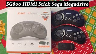 SG800 HDMI Stick Sega Megadrive  Ещё один стик Консоль с AliExpress [upl. by Eatnoed]