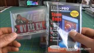 Product Review  532014  Ultra Pro Team Bags  Resealable Sleeves [upl. by Ebenezer886]