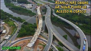 Vídeo Extra Avanço nas obras da nova ponte de acesso à Osasco  Grande São Paulo [upl. by Renrag419]