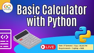 Basic Calculator with Python  Python Programming [upl. by Mundy]