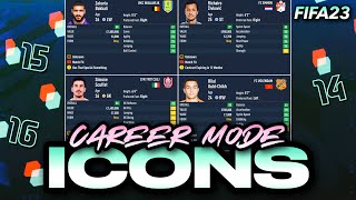 All EA FC 25 Career Mode Icons listed [upl. by Atiuqel]