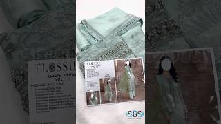 flossie clothing ONE OF BEST DESIGN IN PURE CHIFFON dress soft [upl. by Amble]